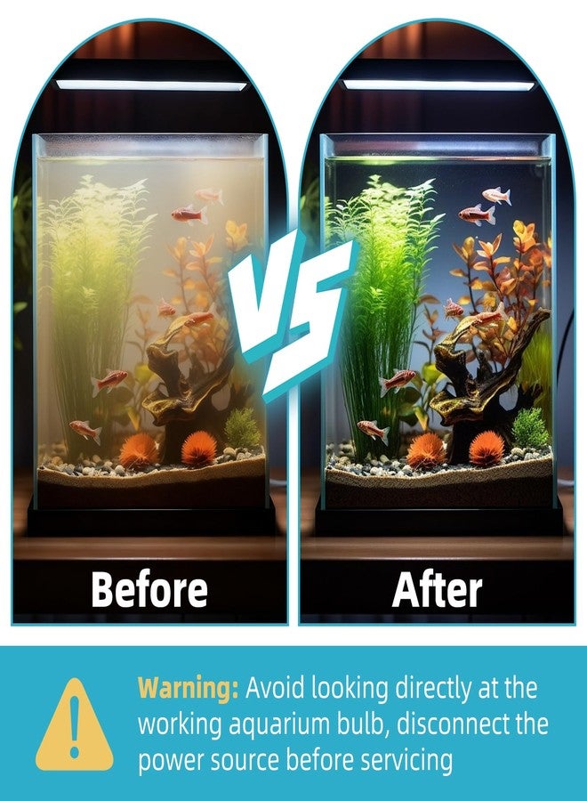 Trdzi 9W UV Light Bulb for Fish Tank, Outdoor Pond - Aquarium G23 Base UVC Clarifier Lamp Compatible with JUP-01 UVE9 CF400 CF500 UVCP-9 - Image 4